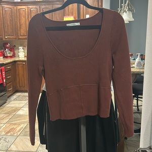 Abercrombie and fifth cropped sweater